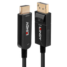 Кабели и провода для строительства lindy 38493 видео кабель адаптер 40 m DisplayPort HDMI Тип A (Стандарт) Черный
