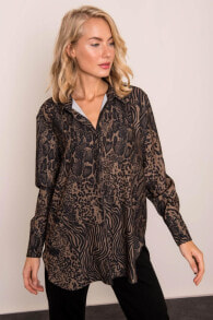 Женские блузки и кофточки Женская рубашка с длинным рукавом свободного кроя Factory Price
