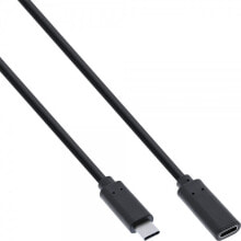 Компьютерные разъемы и переходники inLine 35771 USB кабель 1 m 3.2 Gen 2 (3.1 Gen 2) USB C Черный