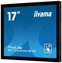 Телевизоры и плазменные панели iiyama ProLite TF1734MC-B7X сенсорный дисплей 43,2 cm (17") 1280 x 1024 пикселей Мультисенсорный Черный