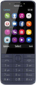 Кнопочные телефоны Кнопочный мобильный телефон  Nokia 230 DS 7,11 cm (2.8") 91,8 g Синий 16PCML01A01