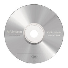 Диски и кассеты Verbatim DVD-R Matt Silver 4,7 GB 5 шт 43519