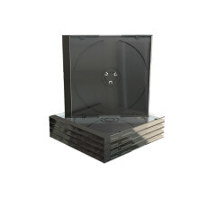 Сумки и боксы для дисков mediaRange BOX31 чехлы для оптических дисков Стандартная упаковка 1 диск (ов) Черный, Прозрачный