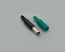 Комплектующие для розеток и выключателей bKL Electronic 075244 коннектор DC Черный, Зеленый