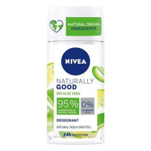 Дезодоранты Nivea Naturally Good Aloe Vera Roll-On Deodorant Шариковый дезодорант с алоэ вера 50 мл