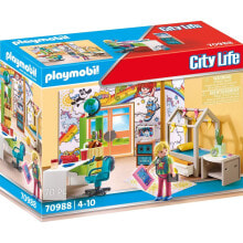 Детские игровые наборы и фигурки из дерева pLAYMOBIL Adolescent Room City Life