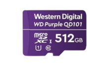 Карты памяти western Digital WD Purple SC QD101 карта памяти 512 GB MicroSDXC Класс 10 WDD512G1P0C