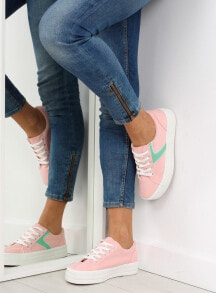 Женские кроссовки женские повседневные кроссовки на высокой подошве розовые K1831401 ROSA