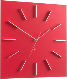 Настенные часы Квадрат Красный FT1010RD