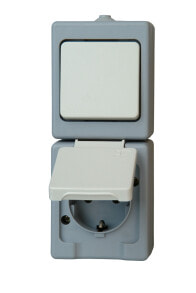 Умные настенно-потолочные светильники Kopp 130148003 розетка Тип F Серый, Белый
