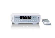 Радиоприемники lenco KCR-100 радиоприемник Часы Цифровой Белый KCR100WHITE