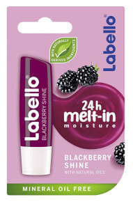 Средства для ухода за кожей губ Labello 24 h Melt-in Moisture Blackberry Shine Тонизирующий бальзам для губ  Ежевика с натуральными маслами 4,8 г