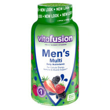 Витаминно-минеральные комплексы Vitafusion Men's Multi Daily Multivitamin Мультивитамины для мужчин с ароматом ягод 150 жевательных пастилок