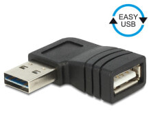 Компьютерные разъемы и переходники DeLOCK 65522 кабельный разъем/переходник USB 2.0 A Черный