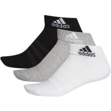 Мужские носки мужские носки низкие белые серые черные 3 пары Adidas Cushioned Ankle DZ9364
