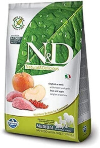 N&D Dry Dog Food Wild Boar & Apple, Grain-Free Natural & Delicious Farmina (800 g)