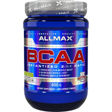 ALLMAX Nutrition BCAA Unflavored Аминокислота BCAA порошок  для безболезненного увеличения мышечной массы без ароматизатора 400 г