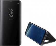 Чехлы для смартфонов Etui Clear View Samsung A22 LTE A225 czarny/black