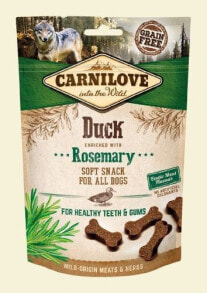 Лакомства для собак CARNILOVE Duck with Rosemary 200 g Универсальная Утка 8595602527311