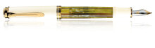Письменные ручки pelikan Souverän M400 перьевая ручка Золото, Белый 1 шт 935528