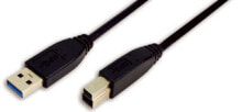 Компьютерные разъемы и переходники LogiLink 2m USB 3.0 USB кабель 3.2 Gen 1 (3.1 Gen 1) USB A USB B Черный CU0024
