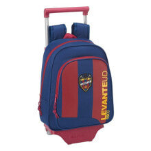 Детские школьные рюкзаки и ранцы для мальчиков школьный рюкзак для мальчика Levante U.D. с колесиками, красно-синий цвет, (27 x 10 x 67 cm)