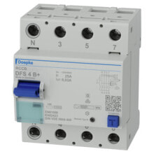 Автоматика для электрогенераторов Doepke DFS 4 063-4/0,30-B+ прерыватель цепи Устройство защитного отключения 09146895