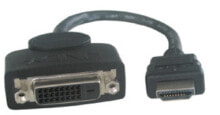 Компьютерные разъемы и переходники lindy 41227 видео кабель адаптер 0,2 m DVI-D HDMI Черный