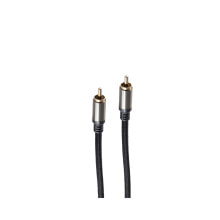 Акустические кабели shiverpeaks BS20-40255 аудио кабель 2,5 m RCA Черный