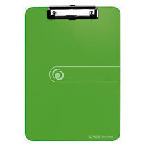 Школьные файлы и папки Herlitz 11226610 клипборд Зеленый Пластик, Полистрол