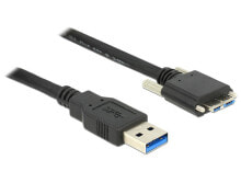 Компьютерные разъемы и переходники deLOCK 83599 USB кабель 3 m 3.2 Gen 1 (3.1 Gen 1) USB A Micro-USB B Черный