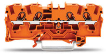 Кабели и провода для строительства Wago 2004-1402 клеммная коробка 4 Оранжевый