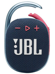 Портативная акустика JBL Clip 4 Портативная моноколонка Синий, Розовый 5 W JBLCLIP4BLUP