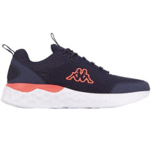 Мужская спортивная обувь для бега Мужские кроссовки спортивные для бега синие текстильные низкие  с белой подошвой Kappa Pendo 243026 shoes