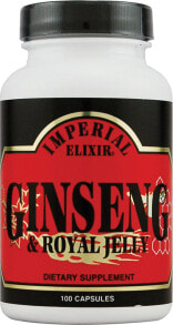 Imperial Elixir Ginseng and Royal Jelly Женьшень с пчелиным маточным молочком 100 капсул