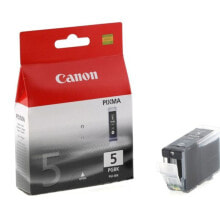 Картриджи для принтеров картридж с оригинальными чернилами Canon PGI-5 BK Чёрный