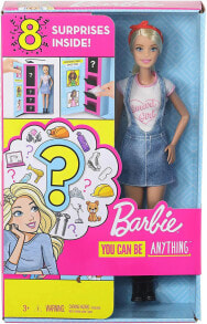Куклы модельные Кукла-сюрприз Mattel Barbie Карьера с 2 образами