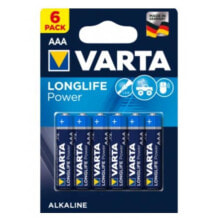 Батарейки и аккумуляторы для аудио- и видеотехники VARTA Power AAA Alkaline Battery 6 Units