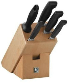 Наборы блоков ZWILLING Professional S Knife Block, 8-Piece Wooden Block, Knife and Scissors Made of Special Stainless Steel / Plastic Handle