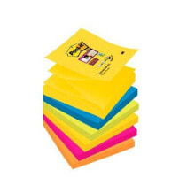 Бумага для заметок 3M R330-6SSRIO-EU самоклеющаяся бумага для заметок Квадратный Синий, Розовый, Желтый