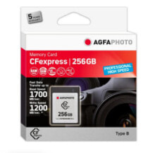 Карты памяти agfaPhoto CFexpress Professional карта памяти 256 GB NAND 10441
