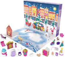 Рождественские календари адвент-календарь Polly Pocket GKL46 Зимняя страна чудес, с 25 сюрпризами