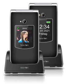 Кнопочные телефоны Beafon SL645 7,11 cm (2.8") 118 g Черный, Серебристый Телефон с камерой SL645_EU001B