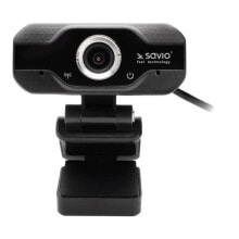 Веб-камеры Вебкамера Черный Savio CAK-01 1920 x 1080 USB