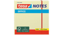 Бумага для заметок tESA 57654 самоклеющаяся бумага для заметок Квадратный Желтый 57654-00000-05