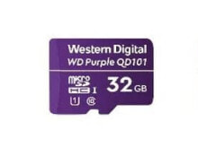 Карты памяти для фото- и видеокамер western Digital WD Purple SC QD101 карта памяти 32 GB MicroSDHC Класс 10 WDD032G1P0C