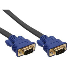 Компьютерные разъемы и переходники InLine 17723F VGA кабель 7,5 m VGA (D-Sub) Черный