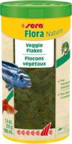 Корма для рыб sera Flora Nature 1000 ml, płatki - pokarm premium