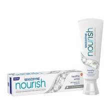 Зубная паста Sensodyne Nourish Healthy White Toothpaste Укрепляющая и отбеливающая зубная паста с фтором 75 мл