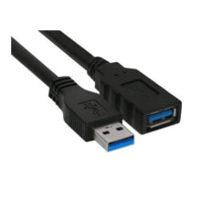 Компьютерные разъемы и переходники InLine 35610 USB кабель 1 m Черный